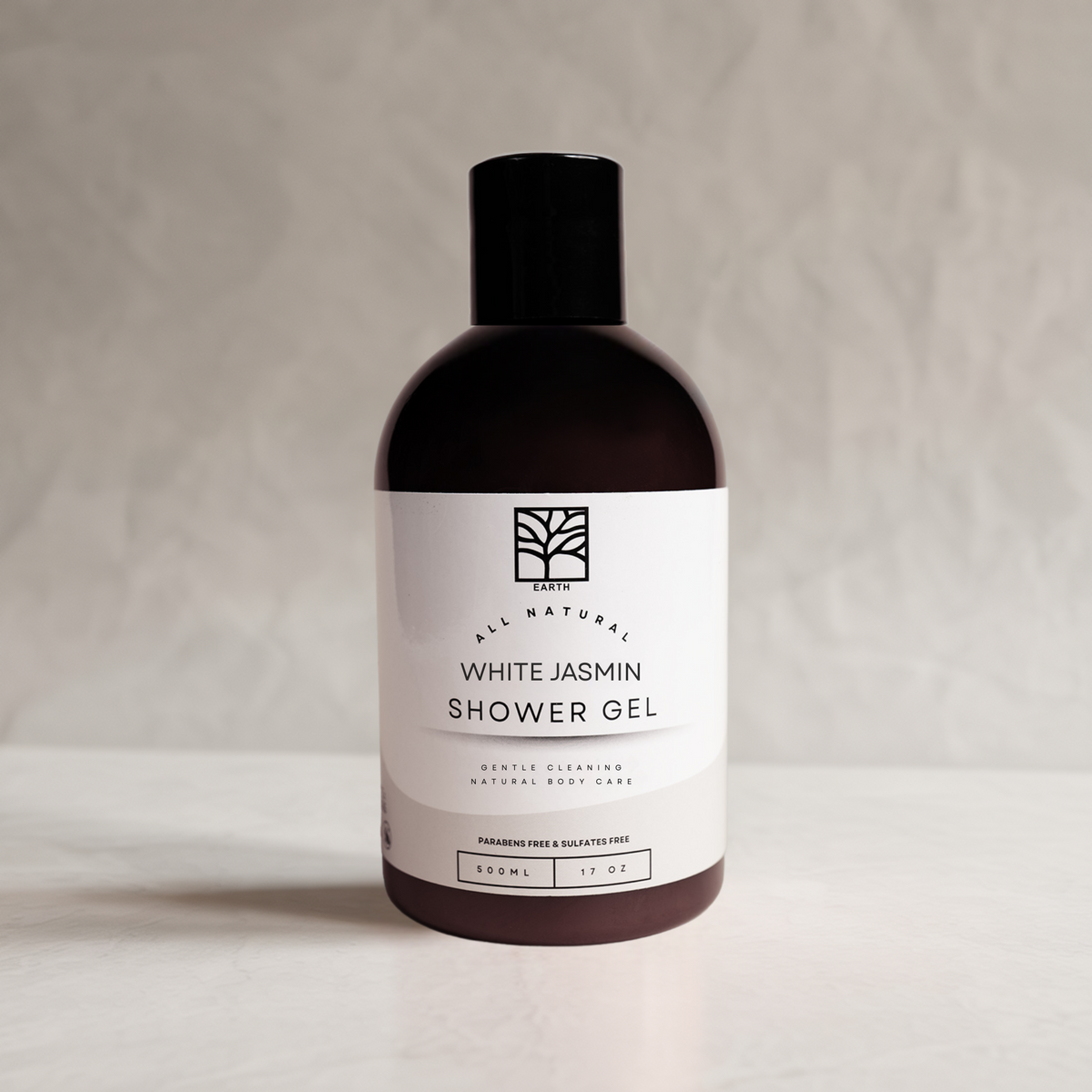 Earth White Jasmine Fresh Body Set - natural white jasmine shower gel 500g
