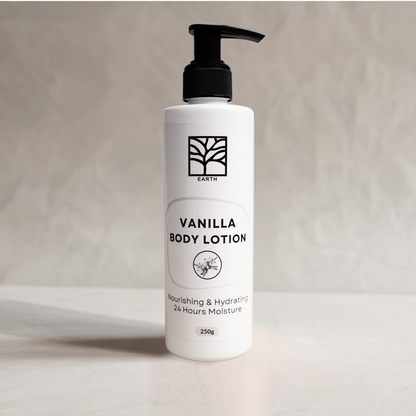 Earth Vanilla Fresh Body Set - natural vanilla body lotion 250g