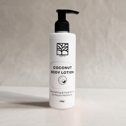 Earth Coconut Fresh Body Set - natural coconut body lotion 250g