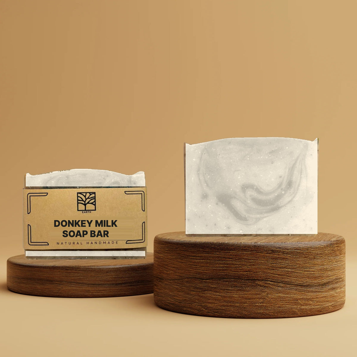 Earth handmade donkey milk soap bar, 120g